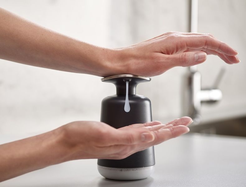 Диспенсер для мыла Presto серый, Joseph Joseph, изображение 4