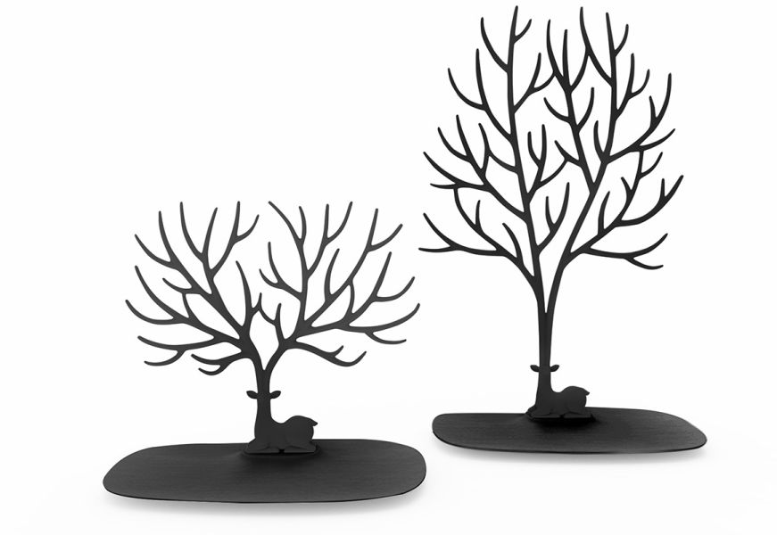 Декоративный органайзер для украшений Deer малый черный, Qualy, изображение 6