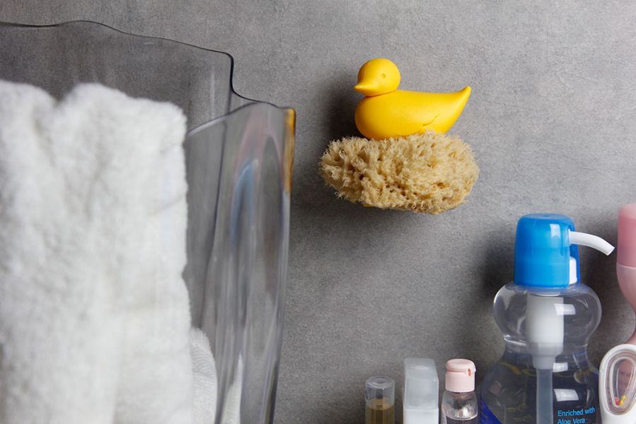 Держатель для губки Duck жёлтый, Qualy, изображение 3