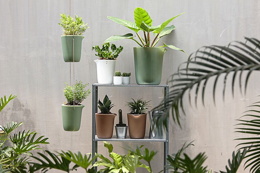 Горшок для полива растений Oasis Round Pot S, Qualy, изображение 3