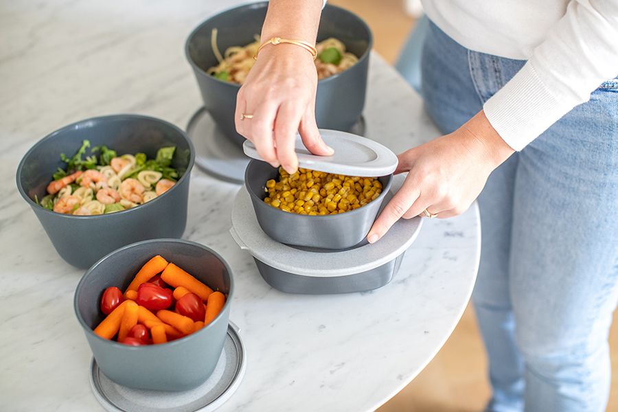 Контейнер для хранения Connect, Organic, 1 л, темно-серый, Koziol, изображение 14