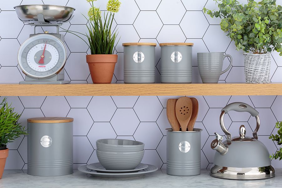 Емкость для хранения чая Living серая 1 л, TYPHOON, изображение 3