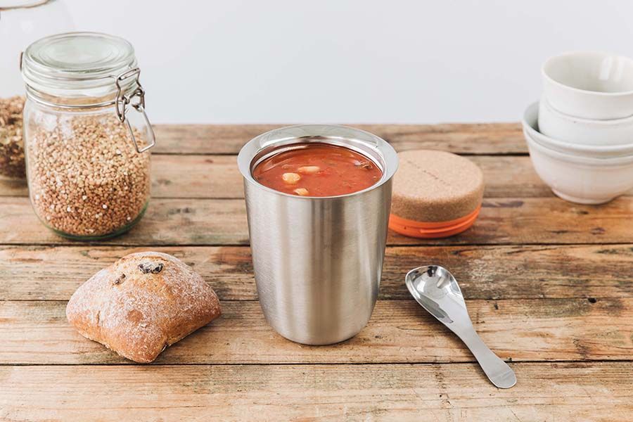 Ланч-бокс для горячего Thermo-pot, 550 мл, Black+Blum, изображение 10