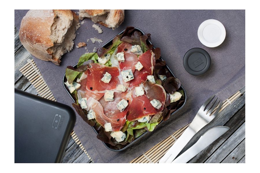 Ланч-бокс MB Square, black, Monbento, изображение 9