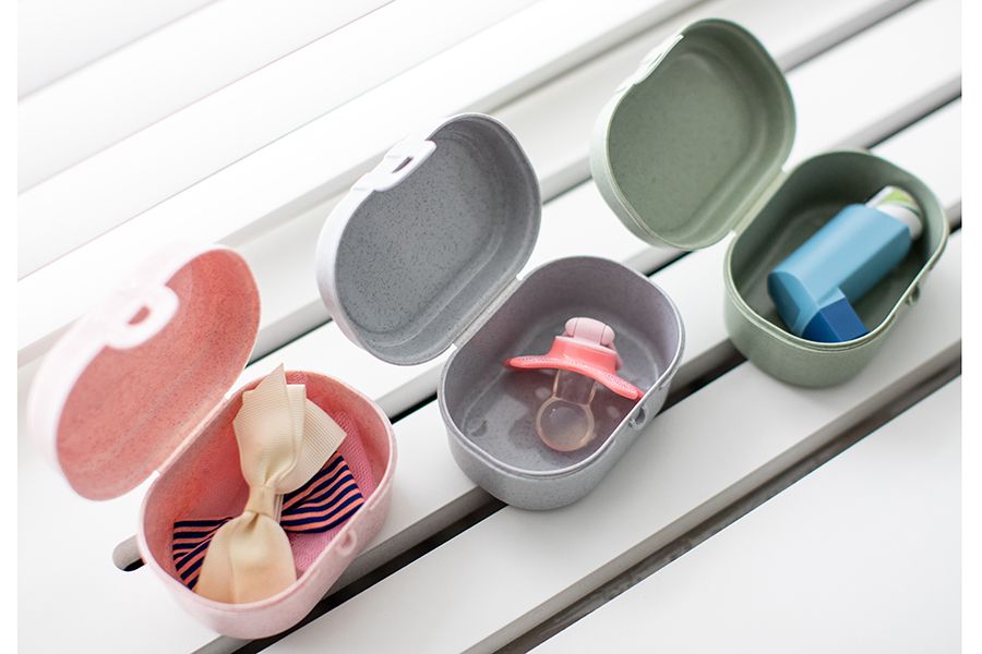 Ланч-бокс Pascal, Organic, 9,7х5,2х7 см, розовый, Koziol, изображение 3