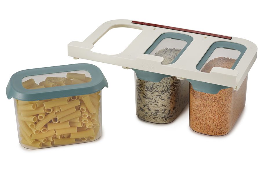 Набор из 3 подвесных контейнеров для хранения CupboardStore 1,3 л темный опал, Joseph Joseph, изображение 2