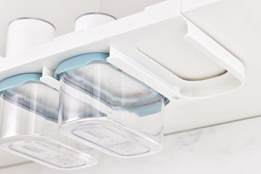 Набор из 3 подвесных контейнеров для хранения CupboardStore 900 мл светлый опал, Joseph Joseph, изображение 6