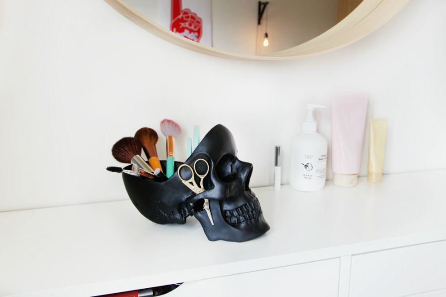 Органайзер для мелочей Skull, черный, Suck UK, изображение 3