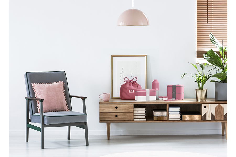 Набор из 3 столовых приборов в футляре MB Pocket, blush, Monbento, изображение 2