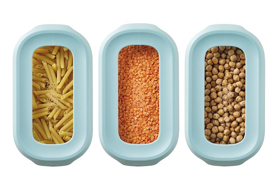 Набор из 3 подвесных контейнеров для хранения CupboardStore 900 мл светлый опал, Joseph Joseph, изображение 2