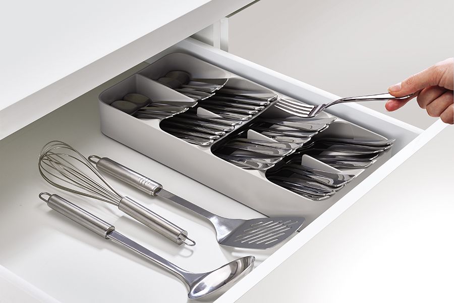 Органайзер для столовых приборов DrawerStore Large серый, Joseph Joseph, изображение 2