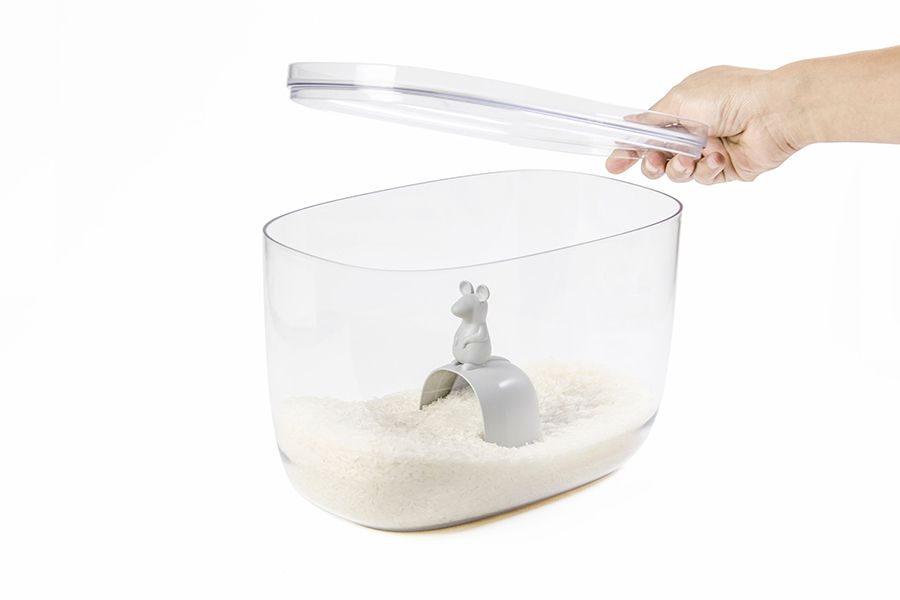 Контейнер с мерной ложкой Lucky Mouse, 7 л, QUALY, изображение 7