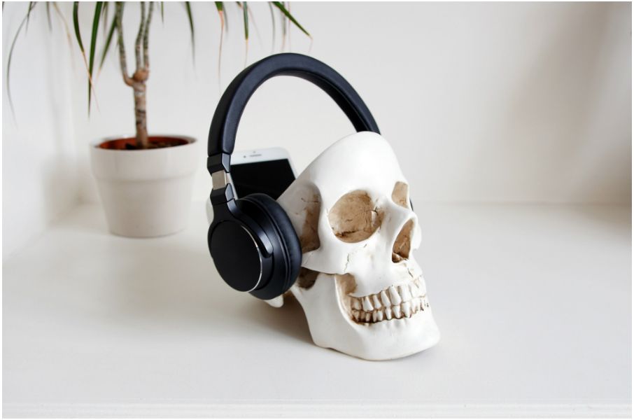 Органайзер для мелочей Skull, белый, Suck UK, изображение 2